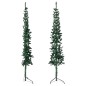 vidaXL Medio árbol de Navidad artificial con soporte verde 180 cm vidaXL Medio árbol de Navidad artificial con soporte verde 180 cm