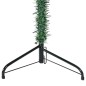 vidaXL Medio árbol de Navidad artificial con soporte verde 180 cm vidaXL Medio árbol de Navidad artificial con soporte verde 180 cm