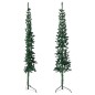 vidaXL Medio árbol de Navidad artificial con soporte verde 240 cm vidaXL Medio árbol de Navidad artificial con soporte verde 240 cm