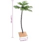 vidaXL Palmera artificial con 72 LED blanco cálido 120 cm vidaXL Palmera artificial con 72 LED blanco cálido 120 cm