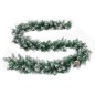 vidaXL Guirnalda de Navidad con luces LED PVC verde 2,7 m vidaXL Guirnalda de Navidad con luces LED PVC verde 2,7 m