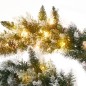 vidaXL Guirnalda de Navidad con luces LED PVC verde 2,7 m vidaXL Guirnalda de Navidad con luces LED PVC verde 2,7 m