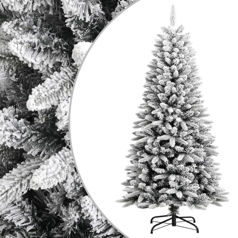vidaXL Árbol de Navidad artificial con nieve PVC y PE 120 cm vidaXL Árbol de Navidad artificial con nieve PVC y PE 120 cm