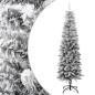 vidaXL Árbol de Navidad artificial estrecho con nieve PVC y PE 180 cm vidaXL Árbol de Navidad artificial estrecho con nieve PVC y PE 180 cm