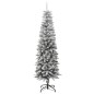 vidaXL Árbol de Navidad artificial estrecho con nieve PVC y PE 180 cm vidaXL Árbol de Navidad artificial estrecho con nieve PVC y PE 180 cm