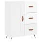 vidaXL Aparador alto madera contrachapada blanco brillo 69,5x34x180 cm vidaXL Aparador alto madera contrachapada blanco brillo 69,5x34x180 cm
