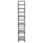 vidaXL Estantería de madera de ingeniería gris Sonoma 50x33x188,5 cm vidaXL Estantería de madera de ingeniería gris Sonoma 50x33x188,5 cm