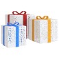 vidaXL Cajas de regalo Navidad iluminadas 3 uds 64 LEDs blanco cálido vidaXL Cajas de regalo Navidad iluminadas 3 uds 64 LEDs blanco cálido