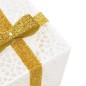 vidaXL Cajas de regalo Navidad iluminadas 3 uds 64 LEDs blanco cálido vidaXL Cajas de regalo Navidad iluminadas 3 uds 64 LEDs blanco cálido