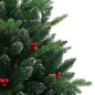 vidaXL Árbol de Navidad artificial con bisagras y frutos rojos 210 cm vidaXL Árbol de Navidad artificial con bisagras y frutos rojos 210 cm