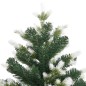 vidaXL Árbol de Navidad artificial con bisagras y nieve flocada 180 cm vidaXL Árbol de Navidad artificial con bisagras y nieve flocada 180 cm