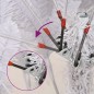 vidaXL Árbol de Navidad artificial con bisagras y nieve flocada 180 cm vidaXL Árbol de Navidad artificial con bisagras y nieve flocada 180 cm