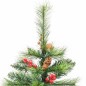 vidaXL Árbol de Navidad artificial con piñas y bayas 120 cm vidaXL Árbol de Navidad artificial con piñas y bayas 120 cm