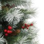 vidaXL Árbol de Navidad artificial con piñas y bayas 150 cm vidaXL Árbol de Navidad artificial con piñas y bayas 150 cm
