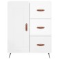 vidaXL Aparador alto madera contrachapada blanco brillo 69,5x34x180 cm vidaXL Aparador alto madera contrachapada blanco brillo 69,5x34x180 cm