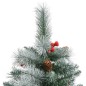 vidaXL Árbol de Navidad artificial con piñas y bayas 210 cm vidaXL Árbol de Navidad artificial con piñas y bayas 210 cm