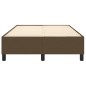 vidaXL Estructura de cama box spring tela marrón 120x200 cm vidaXL Estructura de cama box spring tela marrón 120x200 cm