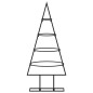 vidaXL Árbol de Navidad para decoración metal negro 60 cm vidaXL Árbol de Navidad para decoración metal negro 60 cm