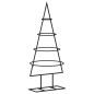 vidaXL Árbol de Navidad para decoración metal negro 60 cm vidaXL Árbol de Navidad para decoración metal negro 60 cm