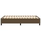 vidaXL Estructura de cama box spring tela marrón 120x200 cm vidaXL Estructura de cama box spring tela marrón 120x200 cm