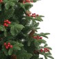 vidaXL Árbol de Navidad artificial con piñas y bayas 240 cm vidaXL Árbol de Navidad artificial con piñas y bayas 240 cm