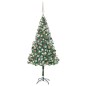 vidaXL Árbol de Navidad artificial con LEDs, bolas y piñas 180 cm vidaXL Árbol de Navidad artificial con LEDs, bolas y piñas 180 cm
