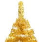 vidaXL Árbol de Navidad preiluminado con luces y bolas dorado 120 cm vidaXL Árbol de Navidad preiluminado con luces y bolas dorado 120 cm