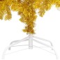vidaXL Árbol de Navidad preiluminado con luces y bolas dorado 120 cm vidaXL Árbol de Navidad preiluminado con luces y bolas dorado 120 cm