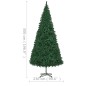 vidaXL Árbol de Navidad artificial preiluminado con luces verde 500 cm vidaXL Árbol de Navidad artificial preiluminado con luces verde 500 cm
