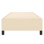 vidaXL Estructura de cama box spring tela color crema 90x200 cm vidaXL Estructura de cama box spring tela color crema 90x200 cm
