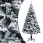 vidaXL Árbol de Navidad artificial verde con luces y nieve 150 cm vidaXL Árbol de Navidad artificial verde con luces y nieve 150 cm