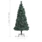 vidaXL Árbol de Navidad artificial con luces PVC&PE verde 150 cm vidaXL Árbol de Navidad artificial con luces PVC&PE verde 150 cm