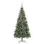 vidaXL Árbol de Navidad preiluminado con luces y bolas 210 cm vidaXL Árbol de Navidad preiluminado con luces y bolas 210 cm