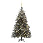 vidaXL Árbol de Navidad con LED, bolas y nieve flocada PVC y PE 210 cm vidaXL Árbol de Navidad con LED, bolas y nieve flocada PVC y PE 210 cm