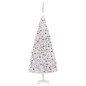vidaXL Árbol de Navidad preiluminado con luces y bolas blanco 500 cm vidaXL Árbol de Navidad preiluminado con luces y bolas blanco 500 cm