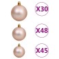 vidaXL Árbol de Navidad preiluminado con luces y bolas blanco 500 cm vidaXL Árbol de Navidad preiluminado con luces y bolas blanco 500 cm