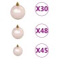 vidaXL Árbol de Navidad preiluminado con luces y bolas blanco 500 cm vidaXL Árbol de Navidad preiluminado con luces y bolas blanco 500 cm