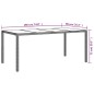 vidaXL Set comedor de jardín 7 pzas con cojines ratán sintético beige