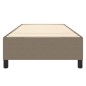 vidaXL Estructura de cama box spring tela gris taupe 100x200 cm vidaXL Estructura de cama box spring tela gris taupe 100x200 cm