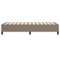vidaXL Estructura de cama box spring tela gris taupe 100x200 cm vidaXL Estructura de cama box spring tela gris taupe 100x200 cm