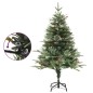 vidaXL Árbol de Navidad con luces y piñas PVC PE verde 120 cm vidaXL Árbol de Navidad con luces y piñas PVC PE verde 120 cm