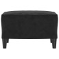 vidaXL Reposapiés de terciopelo negro 60x50x41 cm vidaXL Reposapiés de terciopelo negro 60x50x41 cm