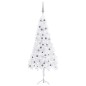 vidaXL Árbol de Navidad de esquina LED y bolas PVC blanco 240 cm vidaXL Árbol de Navidad de esquina LED y bolas PVC blanco 240 cm