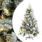 vidaXL Árbol de Navidad con nieve, luces LED y piñas PVC y PE 150 cm vidaXL Árbol de Navidad con nieve, luces LED y piñas PVC y PE 150 cm