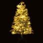 vidaXL Árbol de Navidad con nieve, luces LED y piñas PVC y PE 150 cm vidaXL Árbol de Navidad con nieve, luces LED y piñas PVC y PE 150 cm