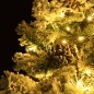 vidaXL Árbol de Navidad con nieve, luces LED y piñas PVC y PE 150 cm vidaXL Árbol de Navidad con nieve, luces LED y piñas PVC y PE 150 cm