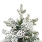 vidaXL Árbol de Navidad con nieve, luces LED y piñas PVC y PE 150 cm vidaXL Árbol de Navidad con nieve, luces LED y piñas PVC y PE 150 cm