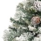 vidaXL Árbol de Navidad con nieve, luces LED y piñas PVC y PE 150 cm vidaXL Árbol de Navidad con nieve, luces LED y piñas PVC y PE 150 cm