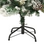 vidaXL Árbol de Navidad con nieve, luces LED y piñas PVC y PE 150 cm vidaXL Árbol de Navidad con nieve, luces LED y piñas PVC y PE 150 cm