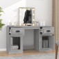 vidaXL Tocador con LED color gris Sonoma 130x50x132,5 cm vidaXL Tocador con LED color gris Sonoma 130x50x132,5 cm